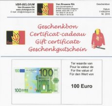 Geschenkbon duivels 100 Euro VBR-Belgium