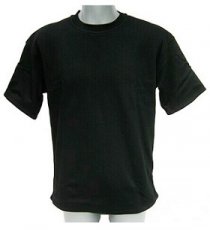 Small - Snijwerende zwart T-shirt / Coolmesh-Cutyarn-Polyester / Korte mouwen VBR-Belgium