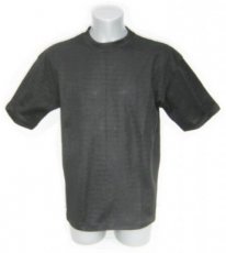 Snijwerende T-shirt zwarte aramide-KM-2XL 2Xlarge / Snijwerende en brandwerende  T-shirt zwarte aramide Korte mouwen