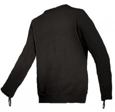 Torskin T-shirt LM-Zwart-Dub-100K-S Small - Torskin cut izturīgs garām piedurknēm T-krekls un dubultā slāņa melnā fronte