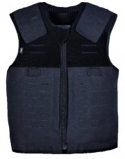 Lasercut kogelvrij vest donkerblauw met rits Sioen Ballistics