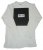 Kogelwerende T-shirt witte SC-Mix-LM-NIJ-3A-M Medium / Snij- en kogelwerende T-shirt witte Spectra-Coolmax-Mix NIJ-3A Lange Mouwen