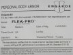 DeLuxe Flex-Pro Wit Kogelwerend en steekwerend vest Engarde Deluxe NIJ-3A 06 FLEX PRO + 7.62x25mm Tokarev wit