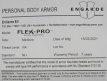 DeLuxe Flex-Pro zwart Kogelwerend en steekwerend vest Engarde Deluxe NIJ-3A 06 FLEX PRO + 7.62x25mm Tokarev zwart