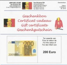 Geschenkbon duivels 200 Euro VBR-Belgium Geschenkbon duivels 200 Euro VBR-Belgium