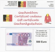 Geschenkbon duivels 500 Euro VBR-Belgium Geschenkbon duivels 500 Euro VBR-Belgium0