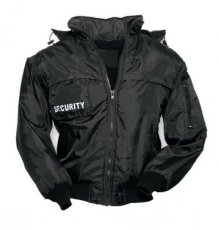 Security jas professioneel zwart / beveiligingsjas