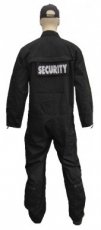 Security overall zwart BW Overall voor security bewaking en beveiliging zwart