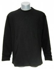 Snijwerende T-shirt CCP-Z-LM Medium - Cut odporne črna majica / Coolmax Cutyarn Poliester / Dolgi rokavi
