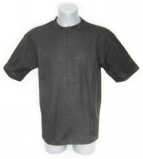 T-shirt zwart aramide VBR-Belgium EL-KM-XL XLarge - Dunne brandwerende en snijwerende aramide T-Shirt met korte mouwen van VBR-Belgium