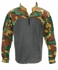 UBACS Belg-Camo-Para-Amide Lv.4-M Medium - Combat shirt Belgian woodland camo Para-Amide snijwerend level 4